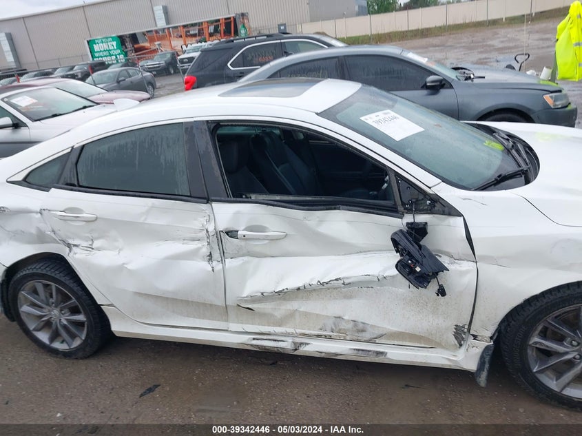 VIN 19XFC1F76KE019254 2019 HONDA CIVIC EXL