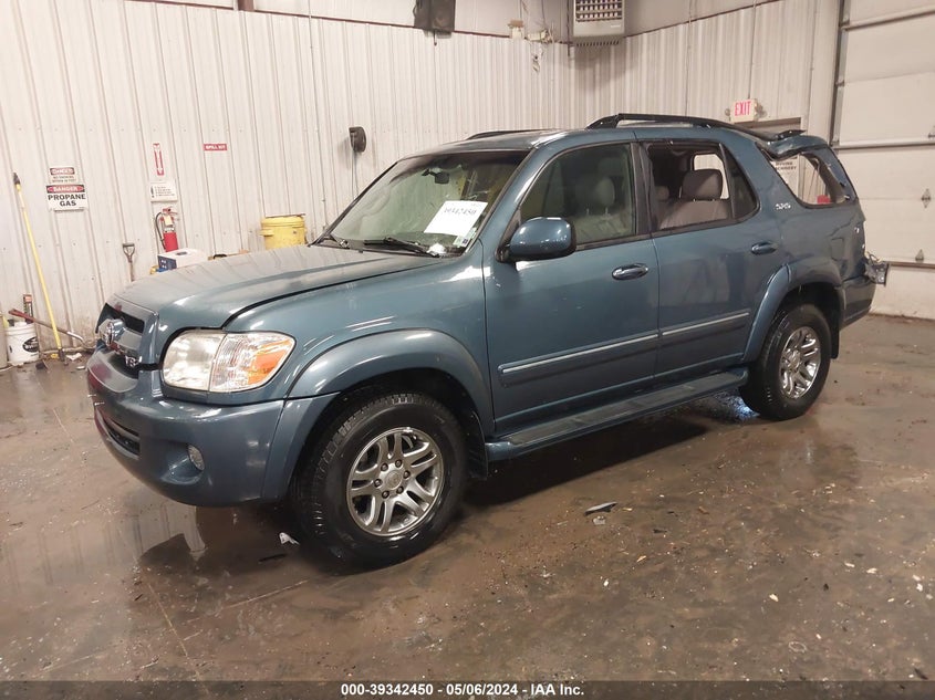2007 Toyota Sequoia Sr5 V8 VIN: 5TDZT34A77S298038 Lot: 39342450