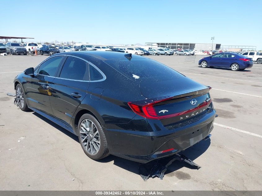 2020 Hyundai Sonata Limited VIN: 5NPEH4J2XLH008555 Lot: 39342452