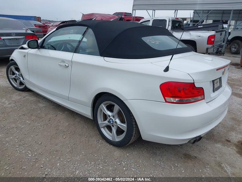 2013 BMW 128I VIN: WBAUL7C50DVU09601 Lot: 39342462