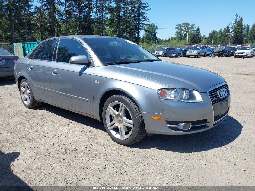 2006 Audi A4 2.0T VIN: WAUDF78E86A085307 Lot: 39342466