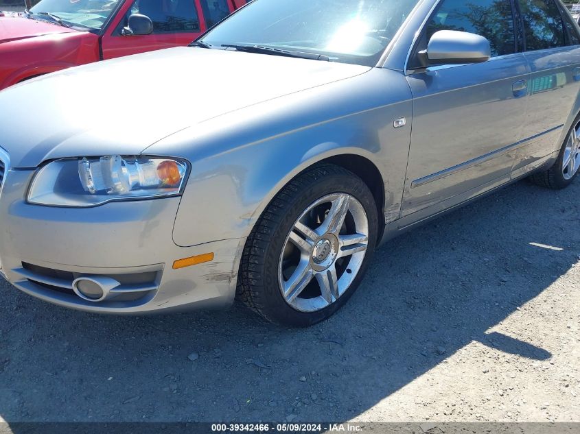 2006 Audi A4 2.0T VIN: WAUDF78E86A085307 Lot: 39342466
