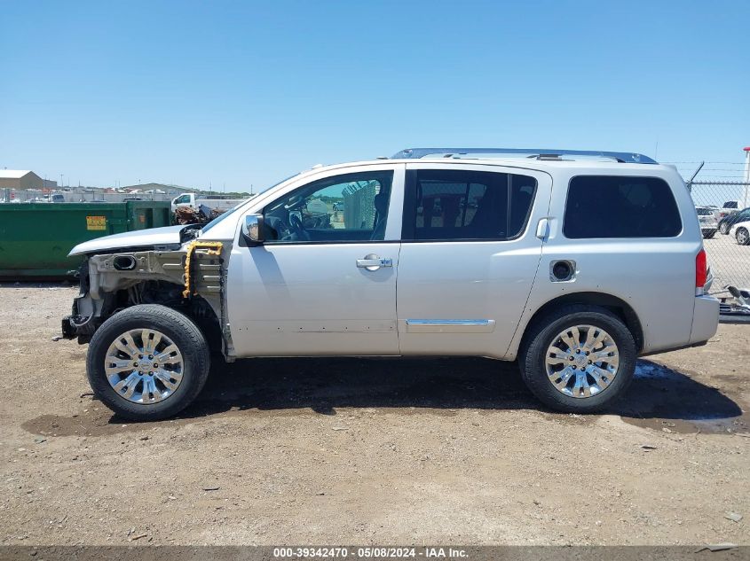 2015 Nissan Armada Platinum/Sl/Sv VIN: 5N1AA0NE8FN608281 Lot: 39342470