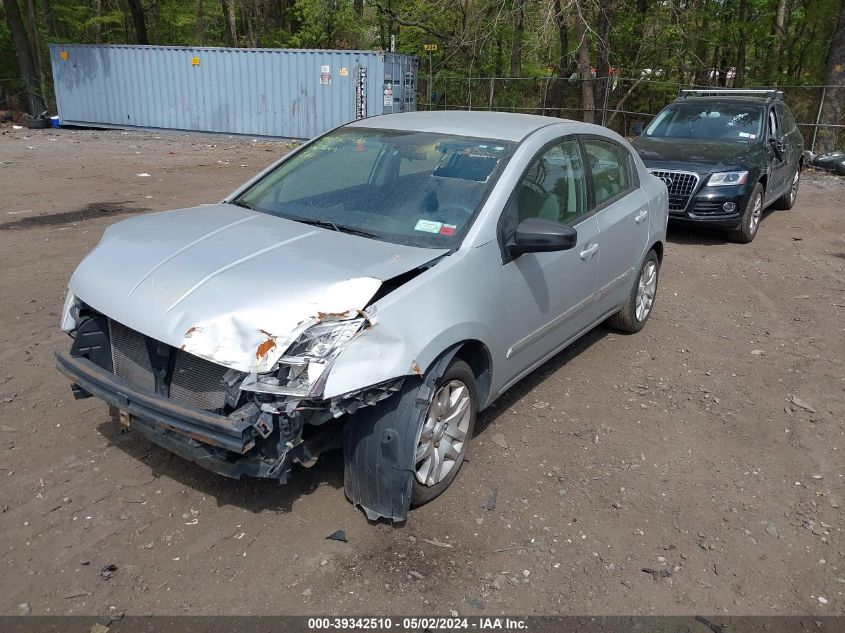 2011 Nissan Sentra 2.0S VIN: 3N1AB6APXBL699627 Lot: 39342510