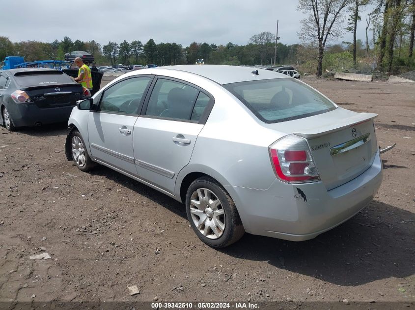 2011 Nissan Sentra 2.0S VIN: 3N1AB6APXBL699627 Lot: 39342510