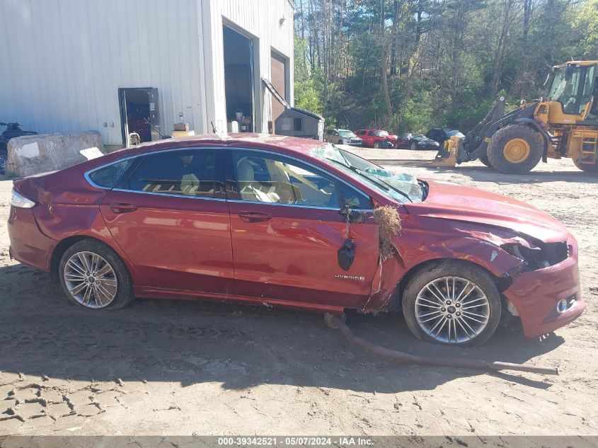 2014 Ford Fusion Hybrid Se VIN: 3FA6P0LU9ER216706 Lot: 39342521