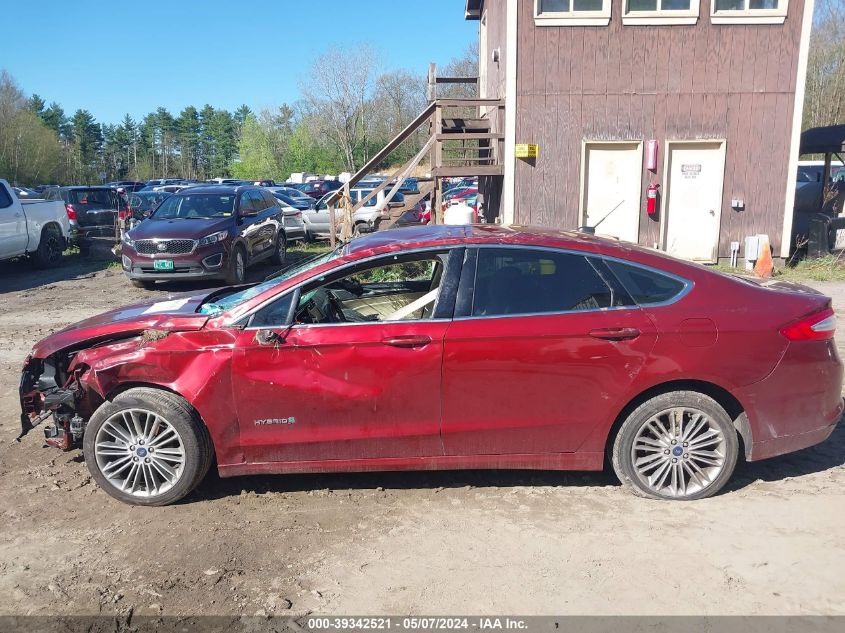 2014 Ford Fusion Hybrid Se VIN: 3FA6P0LU9ER216706 Lot: 39342521