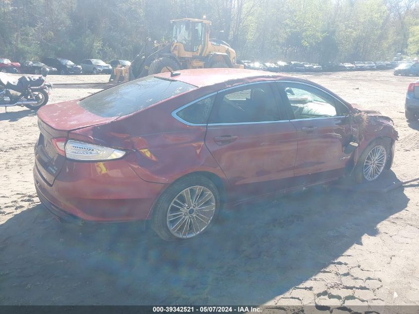 2014 Ford Fusion Hybrid Se VIN: 3FA6P0LU9ER216706 Lot: 39342521