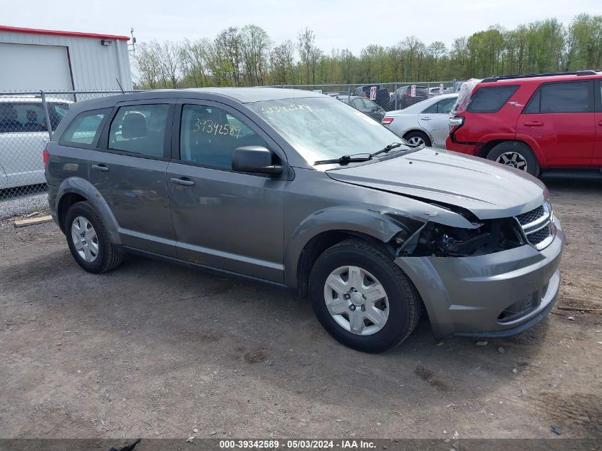 2012 Dodge Journey Se/Avp VIN: 3C4PDCAB6CT390842 Lot: 39342589