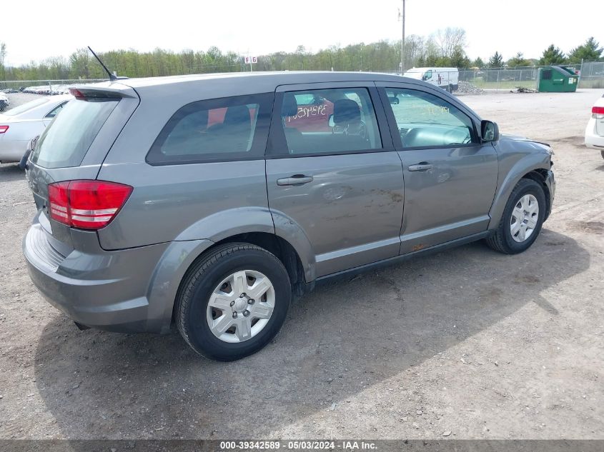 2012 Dodge Journey Se/Avp VIN: 3C4PDCAB6CT390842 Lot: 39342589