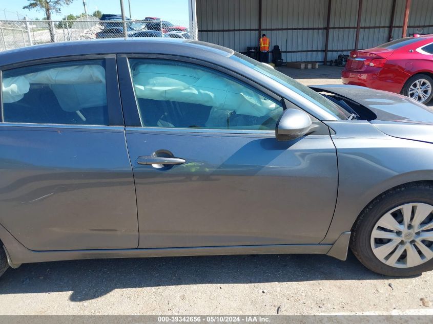 2022 Nissan Sentra S Xtronic Cvt VIN: 3N1AB8BVXNY231994 Lot: 39342656