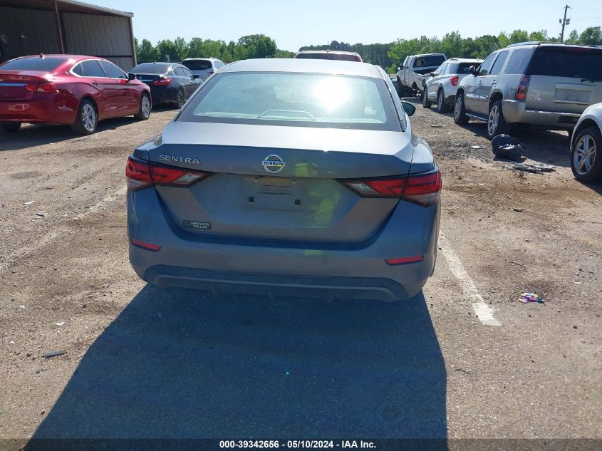 2022 Nissan Sentra S Xtronic Cvt VIN: 3N1AB8BVXNY231994 Lot: 39342656