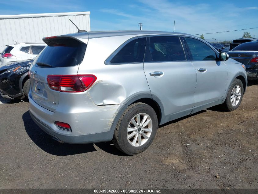 2019 Kia Sorento 3.3L Lx VIN: 5XYPGDA50KG558228 Lot: 39342660