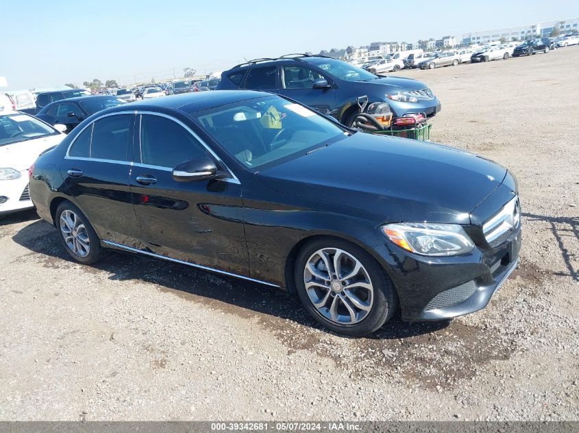 2015 Mercedes-Benz C 300 Luxury/Sport VIN: 55SWF4JBXFU083364 Lot: 39342681