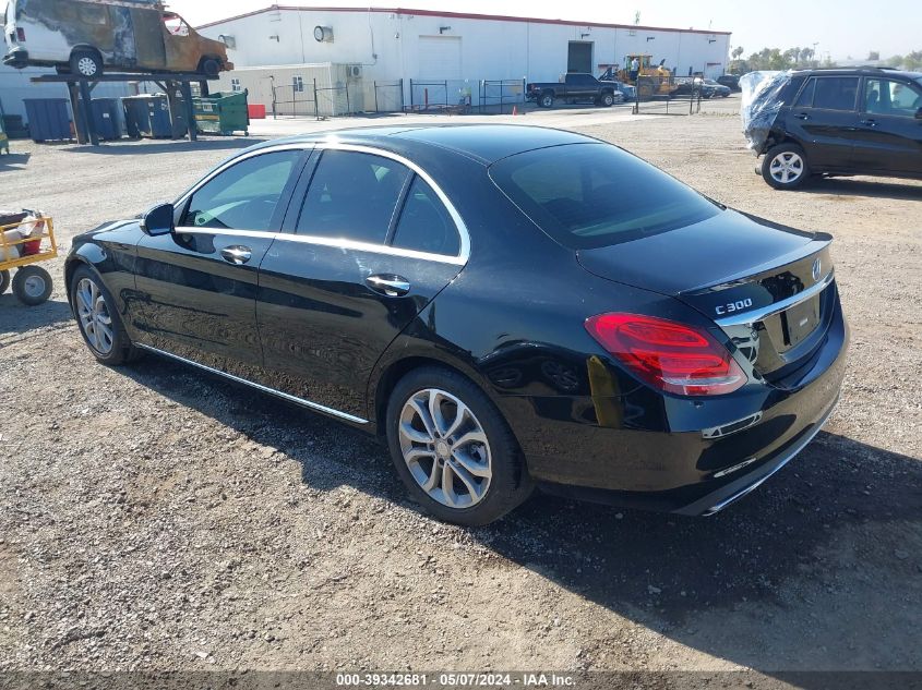 2015 Mercedes-Benz C 300 Luxury/Sport VIN: 55SWF4JBXFU083364 Lot: 39342681