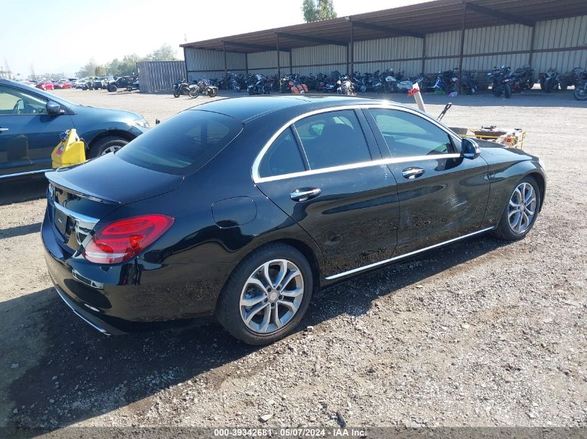 2015 Mercedes-Benz C 300 Luxury/Sport VIN: 55SWF4JBXFU083364 Lot: 39342681