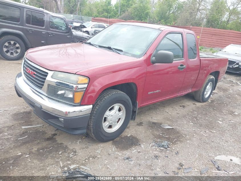 2004 GMC Canyon Sle VIN: 1GTCS196748138503 Lot: 39342689