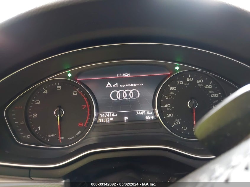 VIN WAUANAF47HN027455 2017 AUDI A4 2.0T PREMIUM