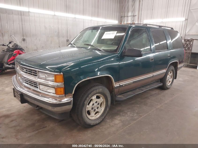 1998 Chevrolet Tahoe Ls VIN: 1GNEK13R3WJ350474 Lot: 39342745