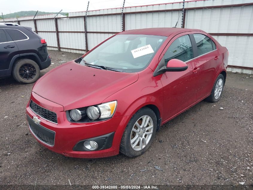 2012 Chevrolet Sonic 2Lt VIN: 1G1JC5SH9C4182699 Lot: 39342885