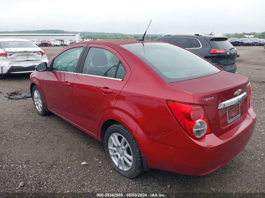 2012 Chevrolet Sonic 2Lt VIN: 1G1JC5SH9C4182699 Lot: 39342885