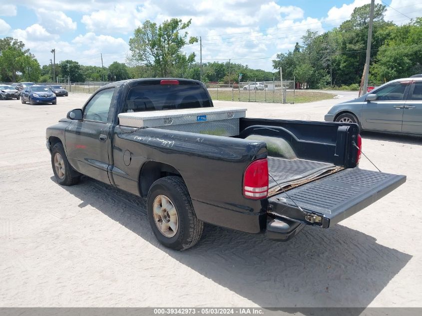 1B7FL26P7WS693874 | 1998 DODGE DAKOTA