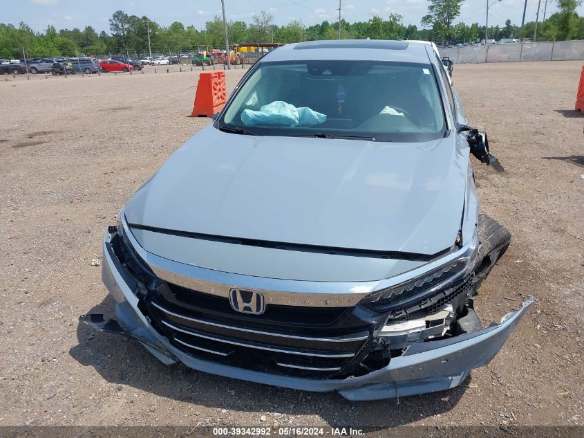 2022 Honda Accord Hybrid Touring VIN: 1HGCV3F91NA006088 Lot: 39342992