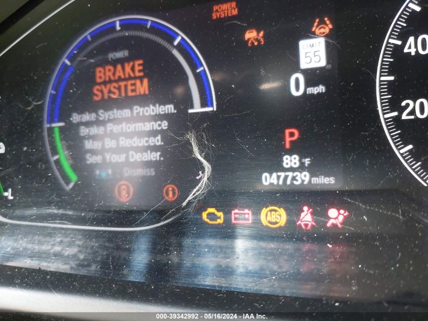 2022 Honda Accord Hybrid Touring VIN: 1HGCV3F91NA006088 Lot: 39342992