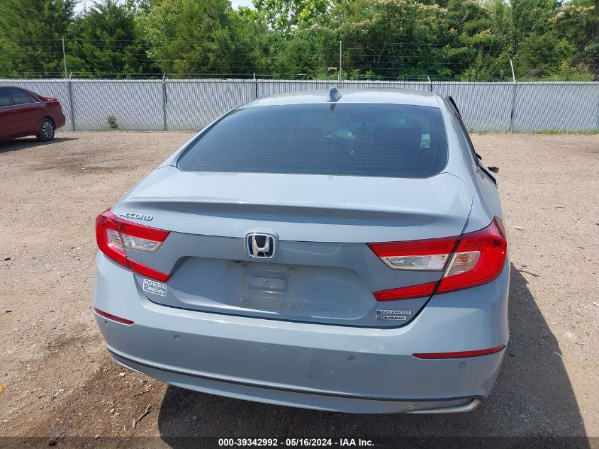 2022 Honda Accord Hybrid Touring VIN: 1HGCV3F91NA006088 Lot: 39342992