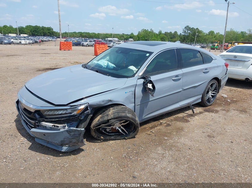 VIN 1HGCV3F91NA006088 2022 HONDA ACCORD HYBRID TOURING