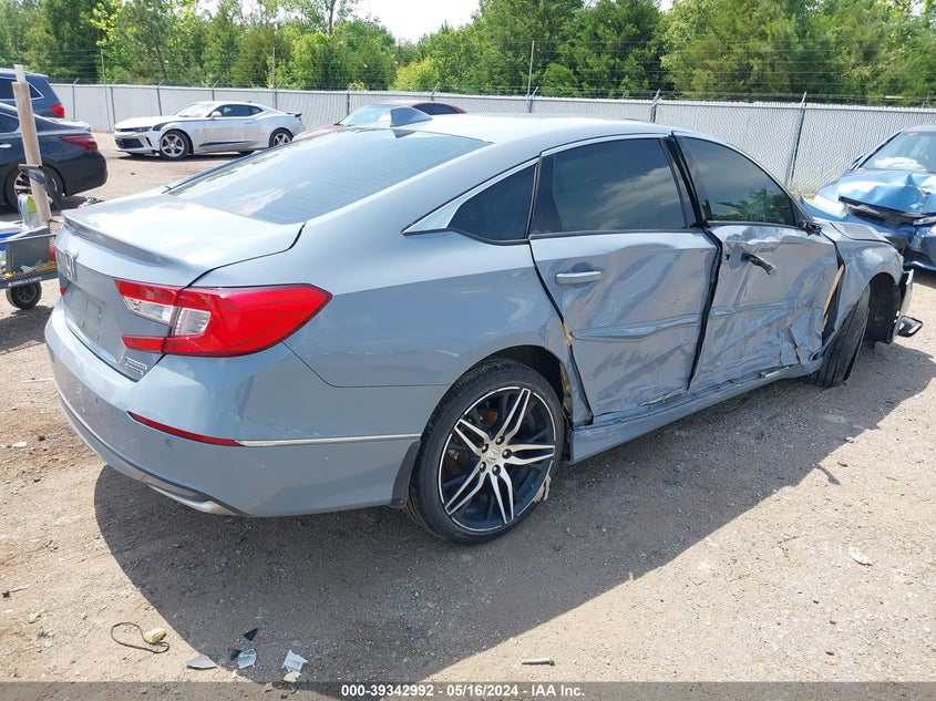 VIN 1HGCV3F91NA006088 2022 HONDA ACCORD HYBRID TOURING