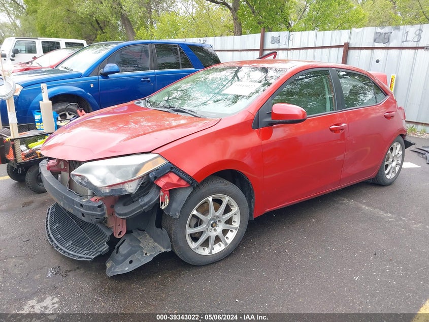 2015 TOYOTA COROLLA L/LE/LE PLS/PRM/S/S PLS - 5YFBURHE0FP304722