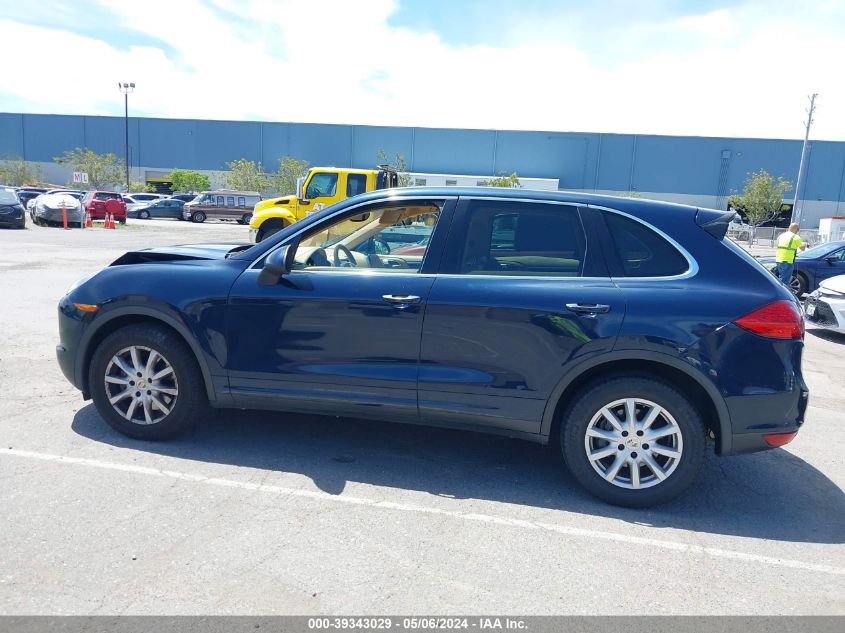 2012 Porsche Cayenne VIN: WP1AA2A20CLA10011 Lot: 39343029