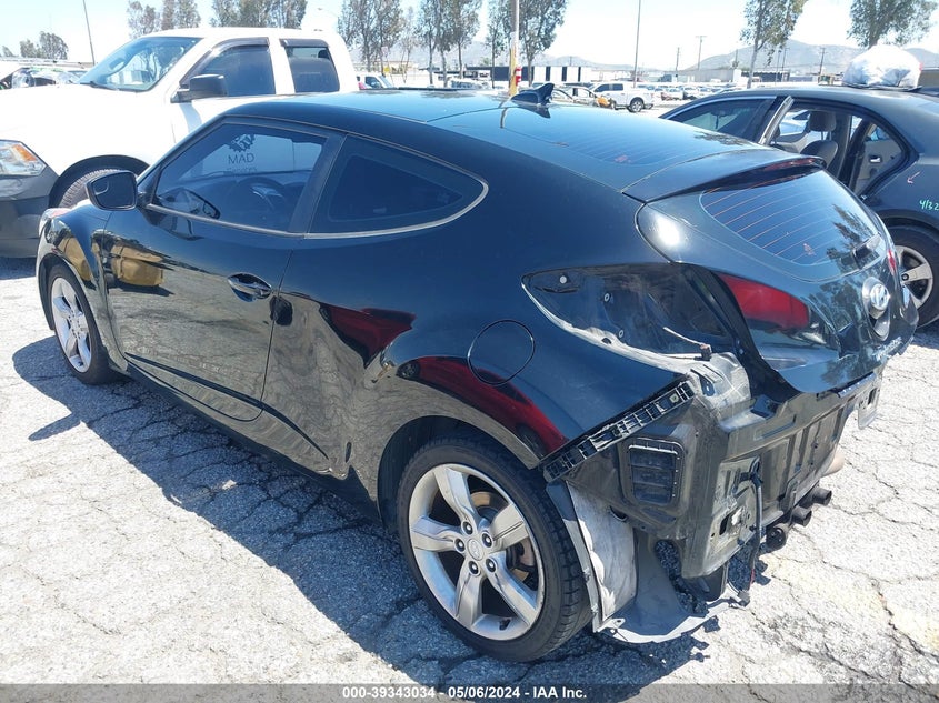 2015 Hyundai Veloster VIN: KMHTC6AD5FU236651 Lot: 39343034