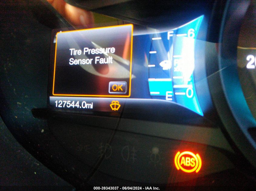 2016 Ford Edge Titanium VIN: 2FMPK3K94GBB72512 Lot: 39343037