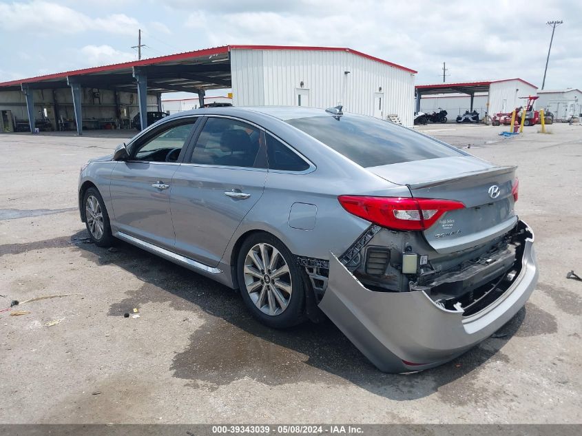 2016 Hyundai Sonata Limited VIN: 5NPE34AF2GH306329 Lot: 39343039