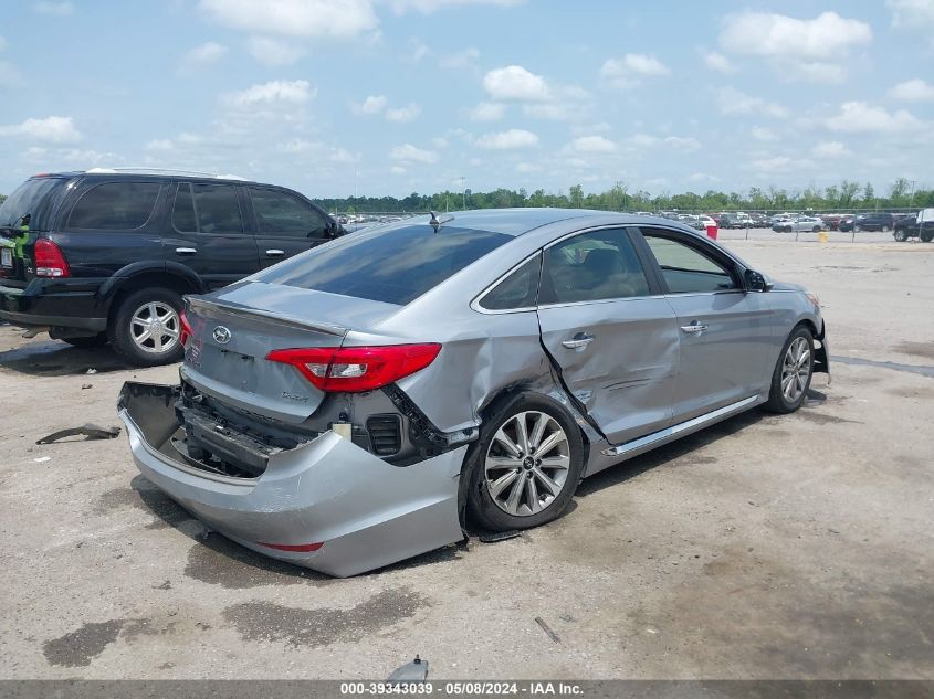 2016 Hyundai Sonata Limited VIN: 5NPE34AF2GH306329 Lot: 39343039