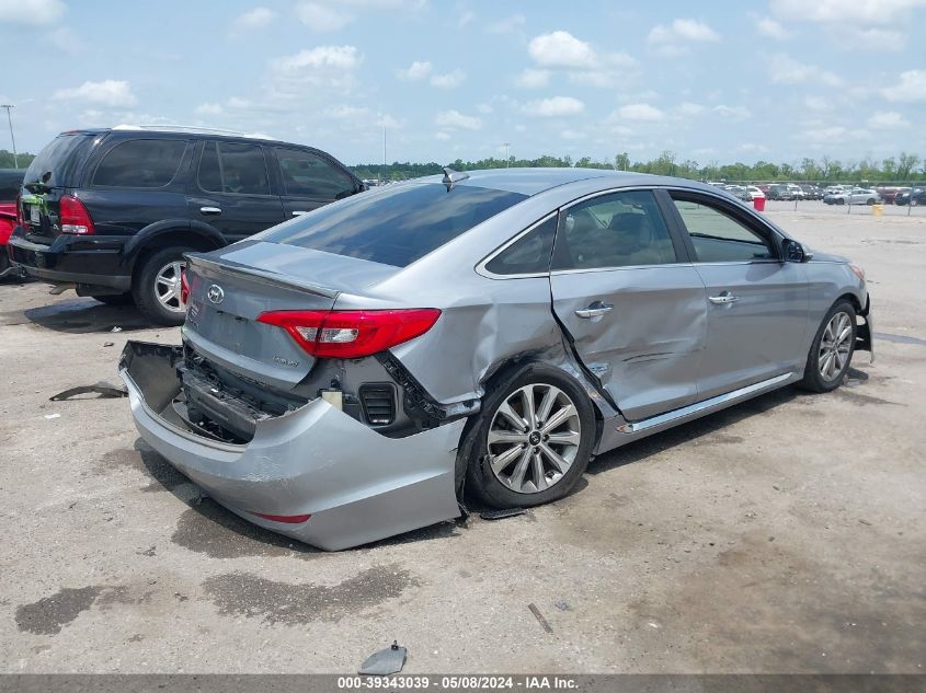 2016 Hyundai Sonata Limited VIN: 5NPE34AF2GH306329 Lot: 39343039