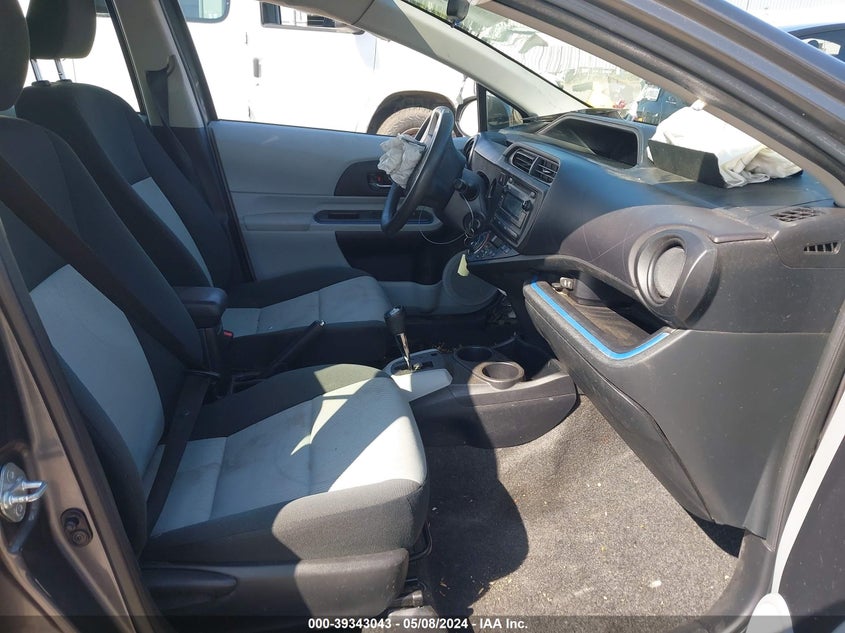 2013 Toyota Prius C Two VIN: JTDKDTB31D1047222 Lot: 39343043