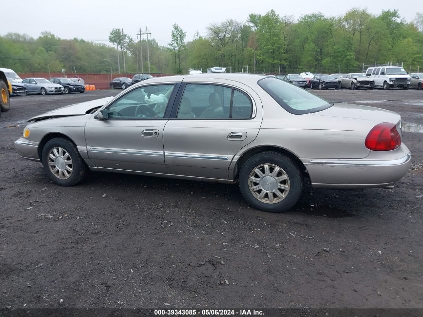 2002 Lincoln Continental VIN: 1LNHM97V92Y651639 Lot: 39343085