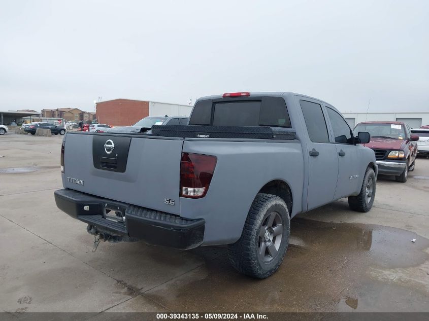 2008 Nissan Titan Xe VIN: 1N6BA07D98N315387 Lot: 39343135