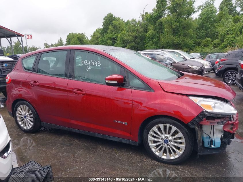 2017 Ford C-Max Hybrid Se VIN: 1FADP5AU6HL109445 Lot: 39343143