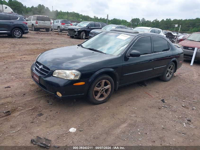 2000 Nissan Maxima Gle/Gxe/Se VIN: JN1CA31D0YT503859 Lot: 39343211