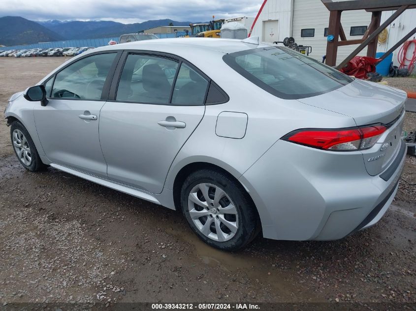 2020 Toyota Corolla Le VIN: 5YFEPRAE5LP028158 Lot: 39343212