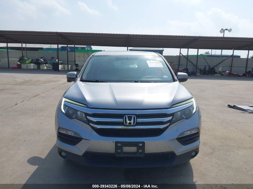 2016 Honda Pilot Ex-L VIN: 5FNYF6H54GB079530 Lot: 39343226