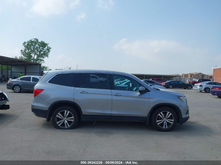 2016 Honda Pilot Ex-L VIN: 5FNYF6H54GB079530 Lot: 39343226