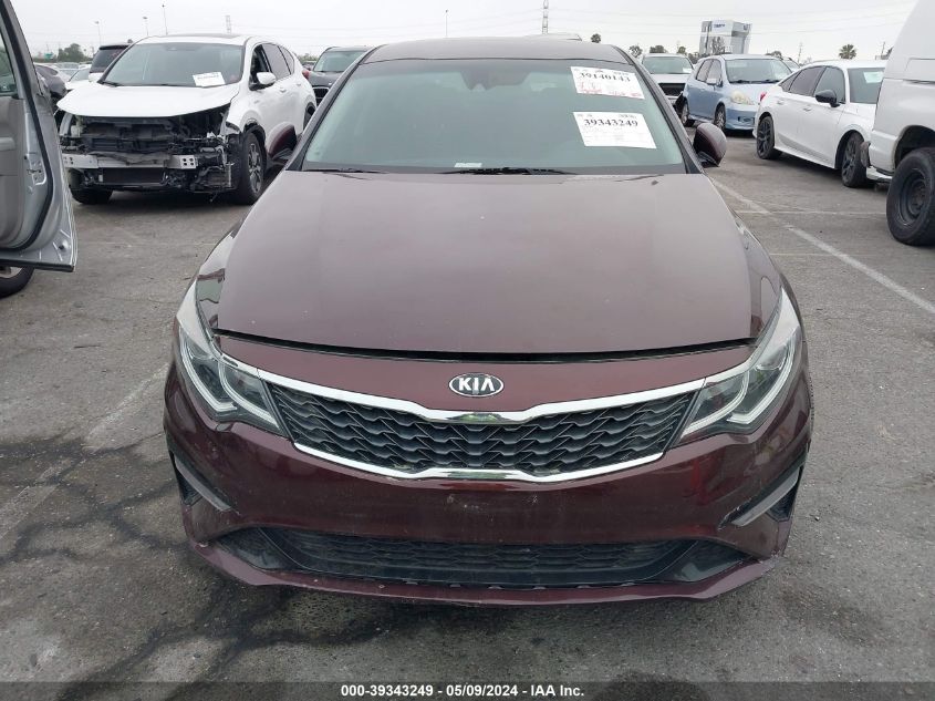 2019 Kia Optima Lx VIN: 5XXGT4L30KG327504 Lot: 39343249