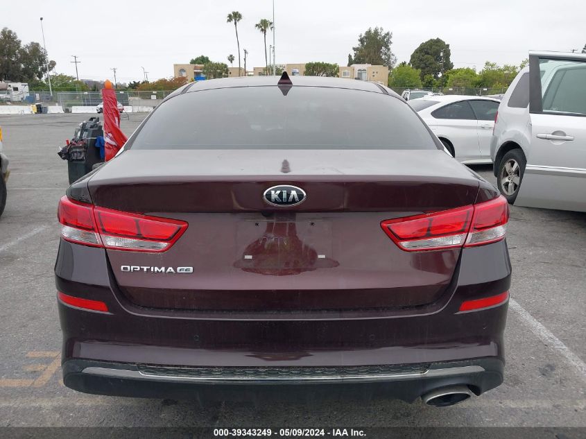 2019 Kia Optima Lx VIN: 5XXGT4L30KG327504 Lot: 39343249