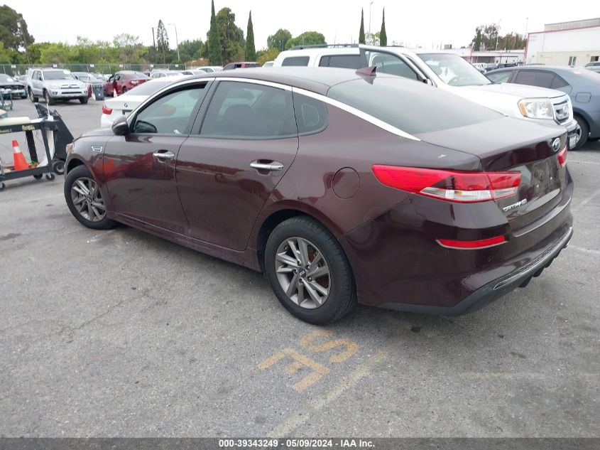 2019 Kia Optima Lx VIN: 5XXGT4L30KG327504 Lot: 39343249