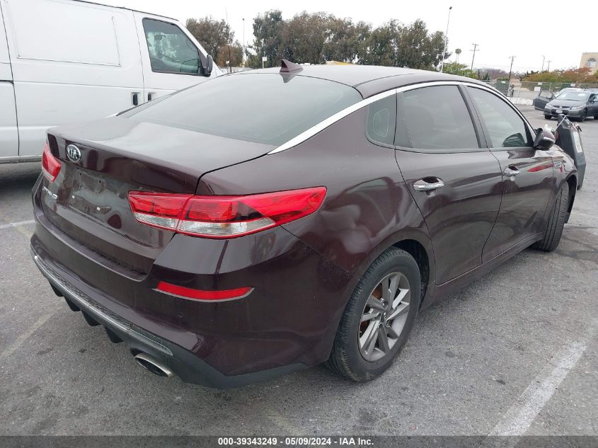 2019 Kia Optima Lx VIN: 5XXGT4L30KG327504 Lot: 39343249